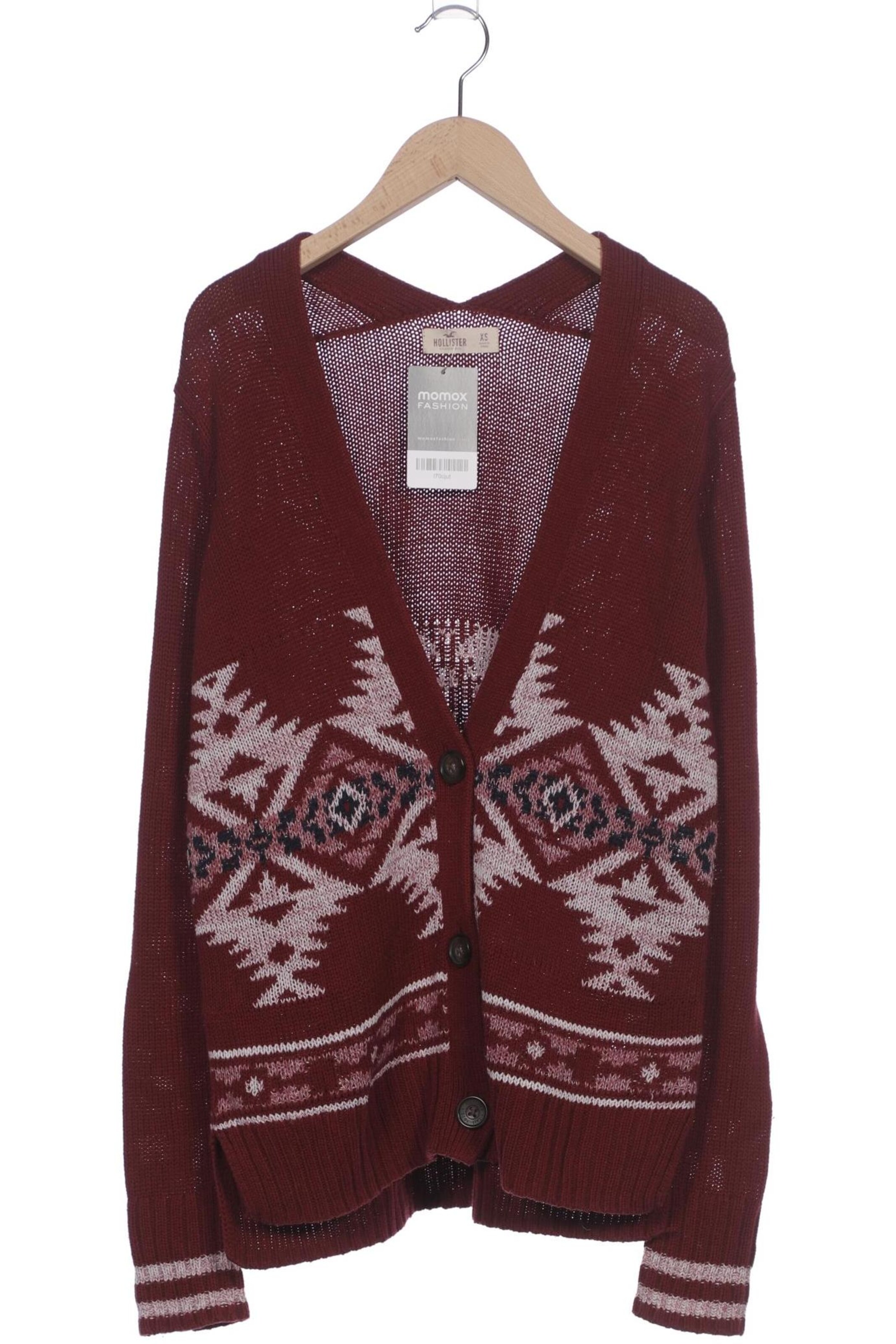 HOLLISTER Sweater & Cardigan in XS in Red: front