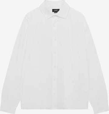 Pull&Bear Button Up Shirt in White: front