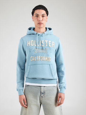 Sweat-shirt HOLLISTER en bleu : devant