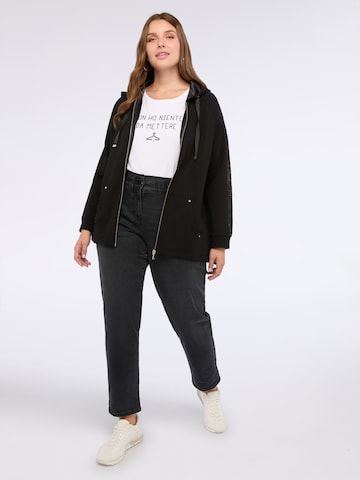 Veste de survêtement Fiorella Rubino en noir
