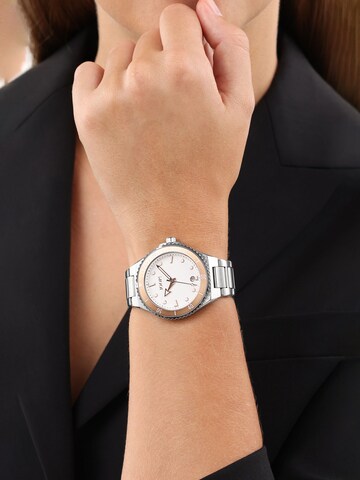 Montre à affichage analogique JOOP! en argent : devant