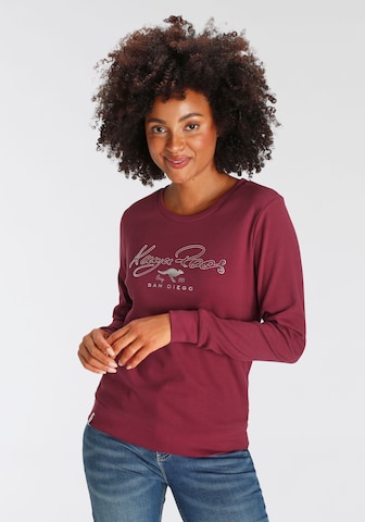 KangaROOS Sweatshirt in Rot