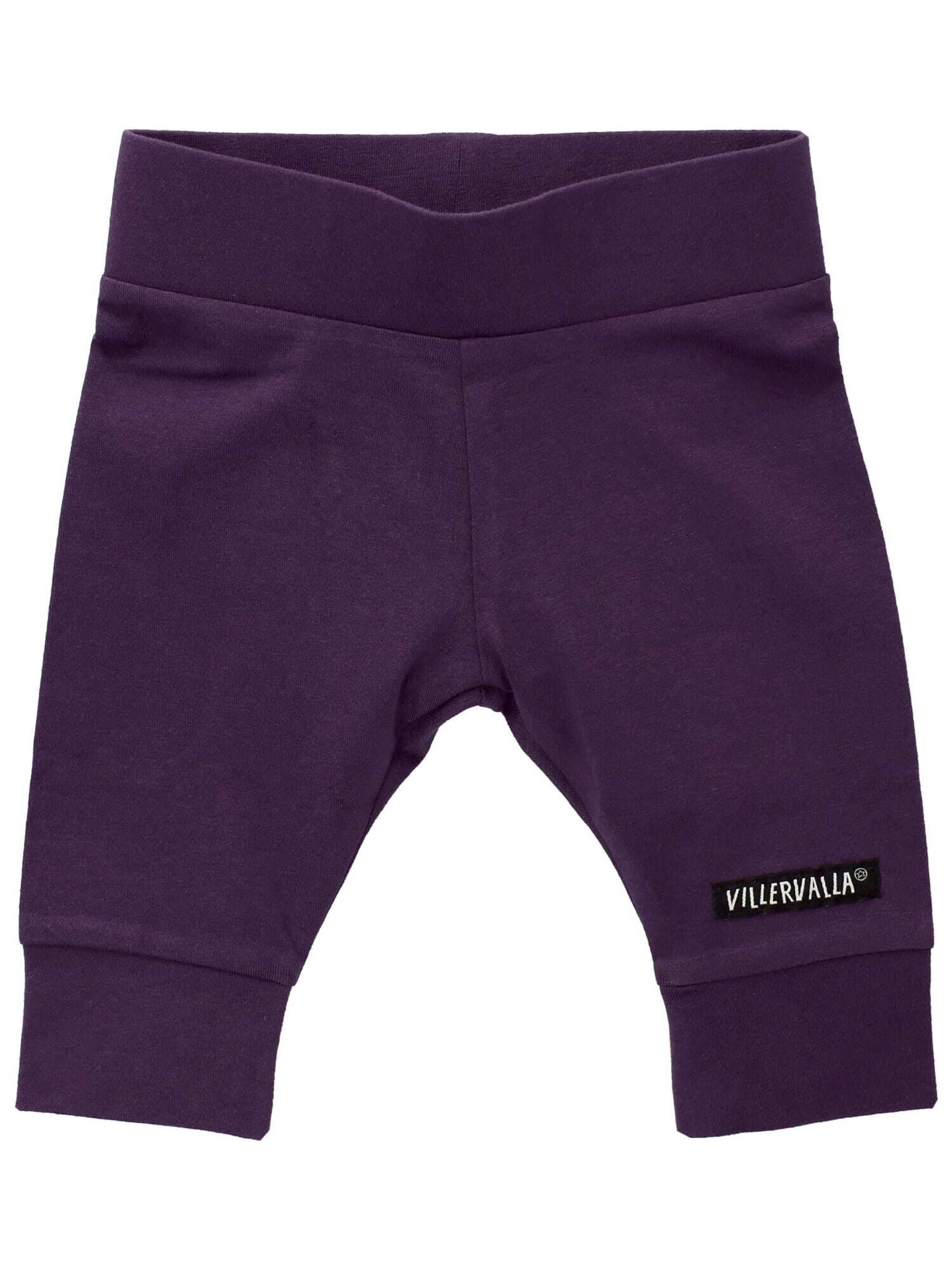 Villervalla Tapered Pants in Purple: front