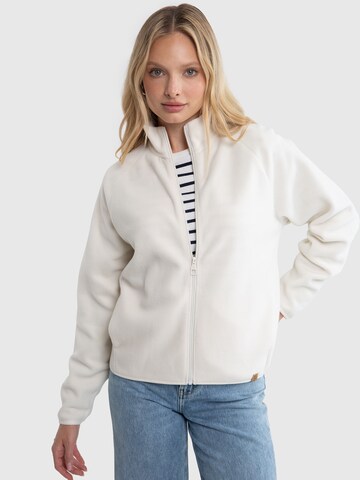 BIG STAR Fleece Jacket ' SHERLEY ' in White: front