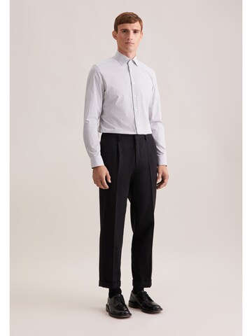 SEIDENSTICKER Slim fit Business shirt in Grey