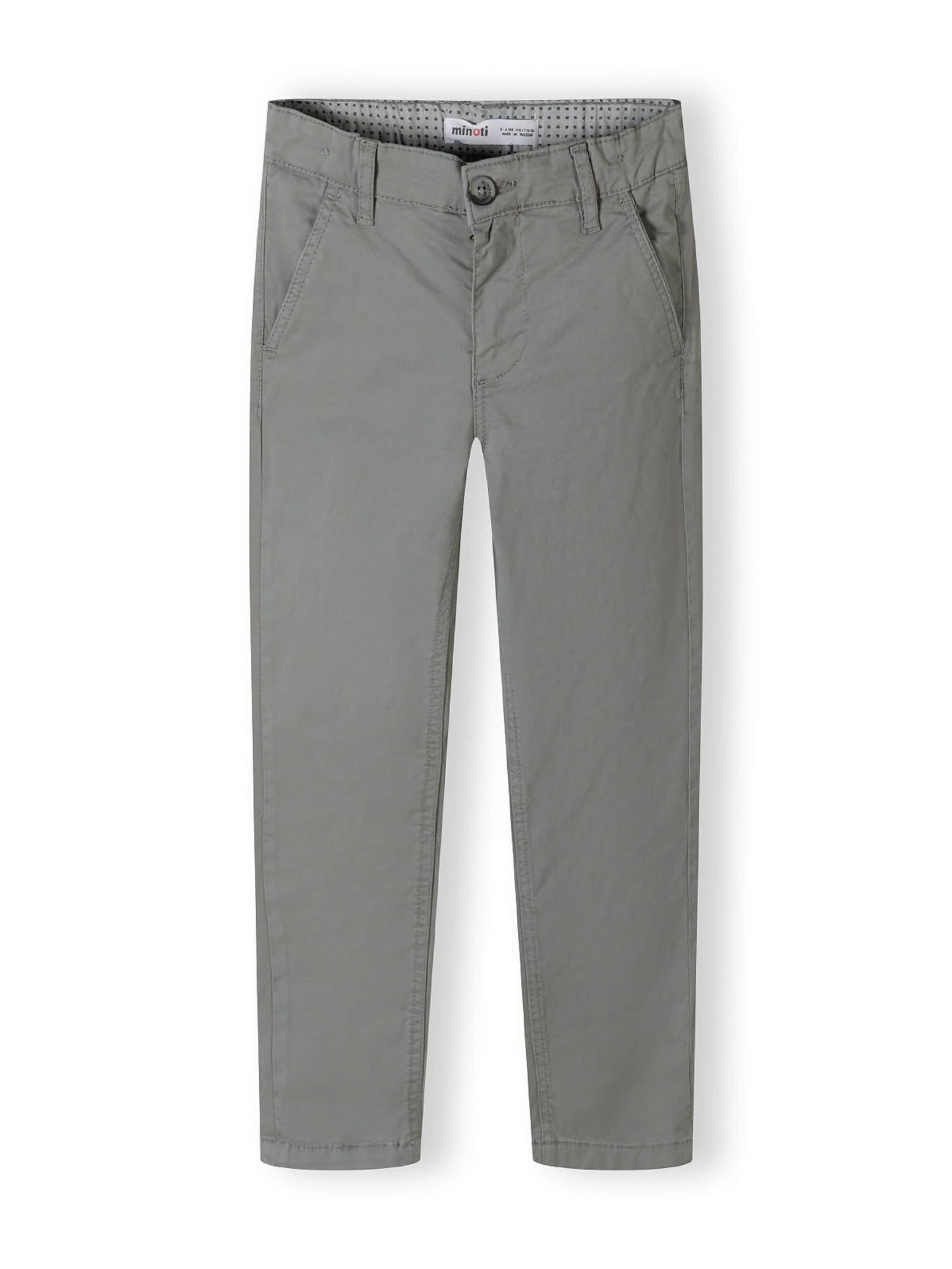 MINOTI Slim fit Trousers in Grey: front