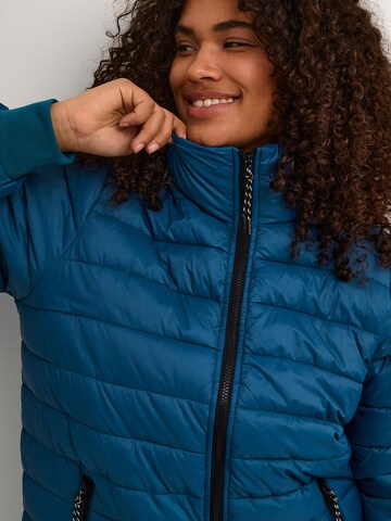 KAFFE CURVE Between-Season Jacket 'Lina' in Blue