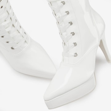 LASCANA Belle Affaire Lace-Up Boots ' Belle Affaire' in White