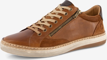 Travelin Sneakers 'Coventry' in Brown: front