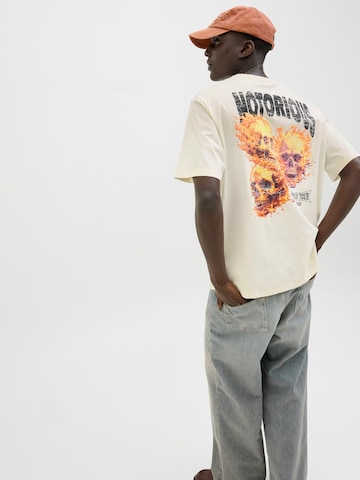JACK & JONES Shirt 'JOREAGLEROCK GALLERY' in White
