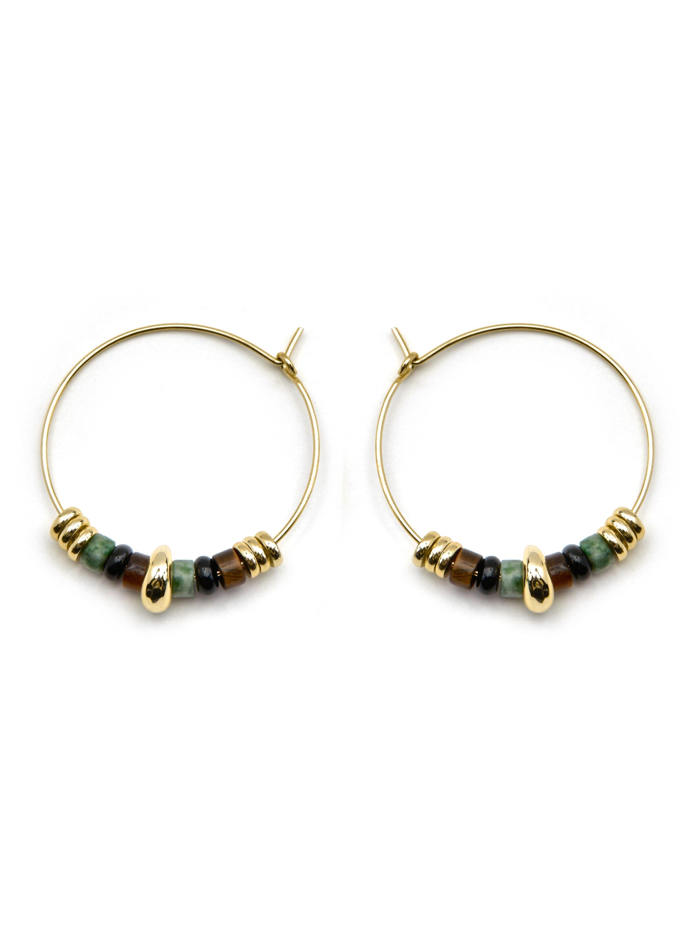 Luxenter Ohrringe 'Darkba'‌‌‌‌‌‌‌‌‌‌ in Gold