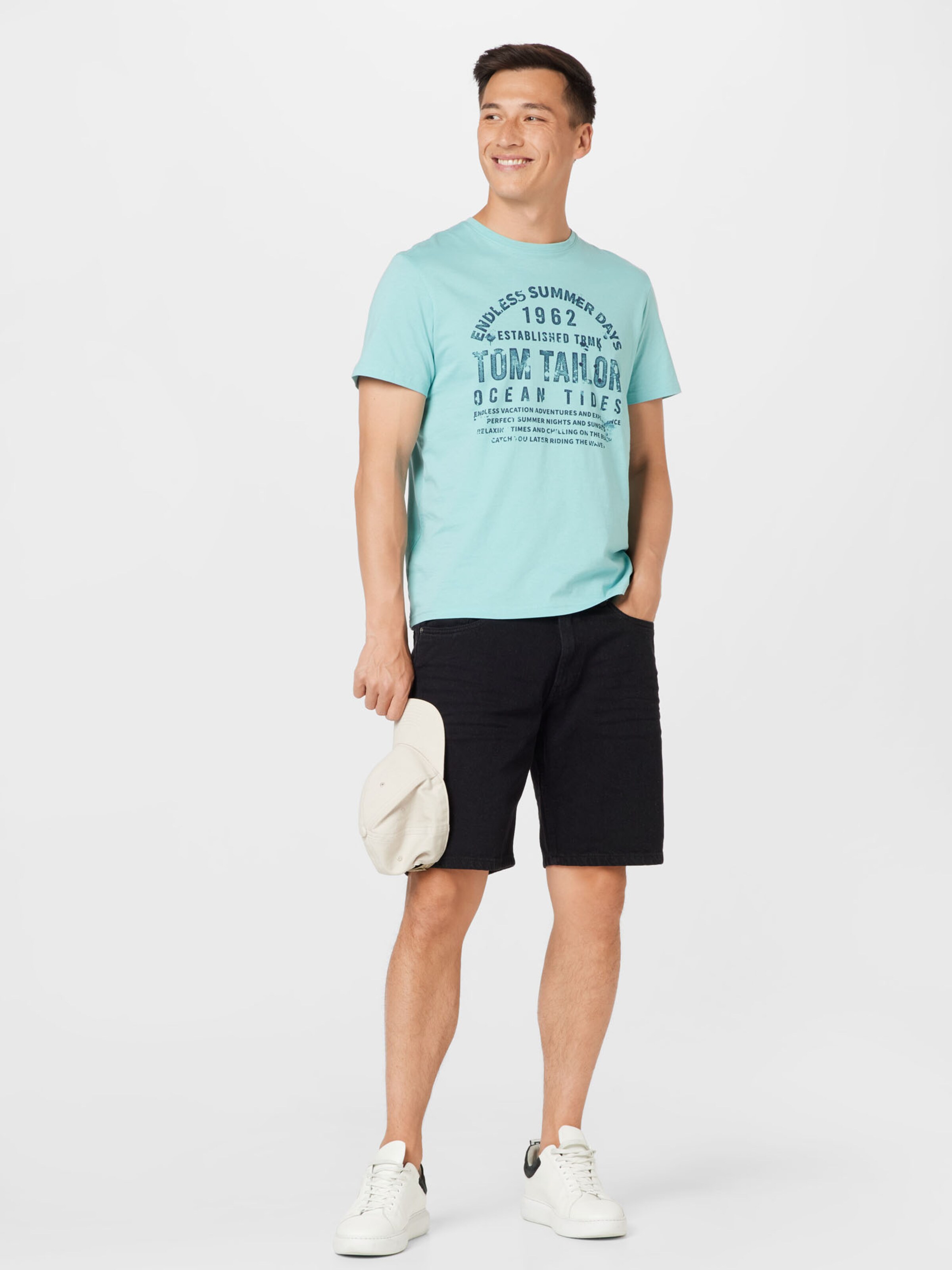 Männer Große Größen TOM TAILOR T-Shirt in Blau, Hellblau - ZO21044 Männer Große Größen TOM TAILOR T-Shirt in Blau, Hellblau - ZO21044