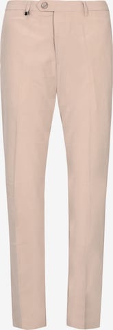 Distretto12 Regular Trousers with creases 'Arezzo' in White: front