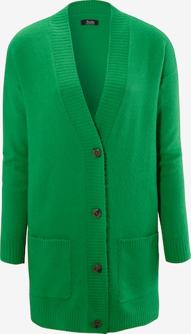 Aniston SELECTED Knit Cardigan in Green: front