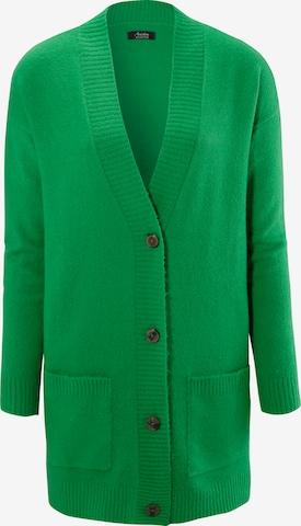 Aniston SELECTED Knit Cardigan in Green: front