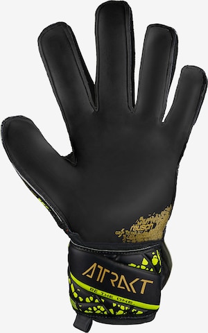 REUSCH Athletic Gloves 'Attrakt Infinity Finger Support' in Yellow