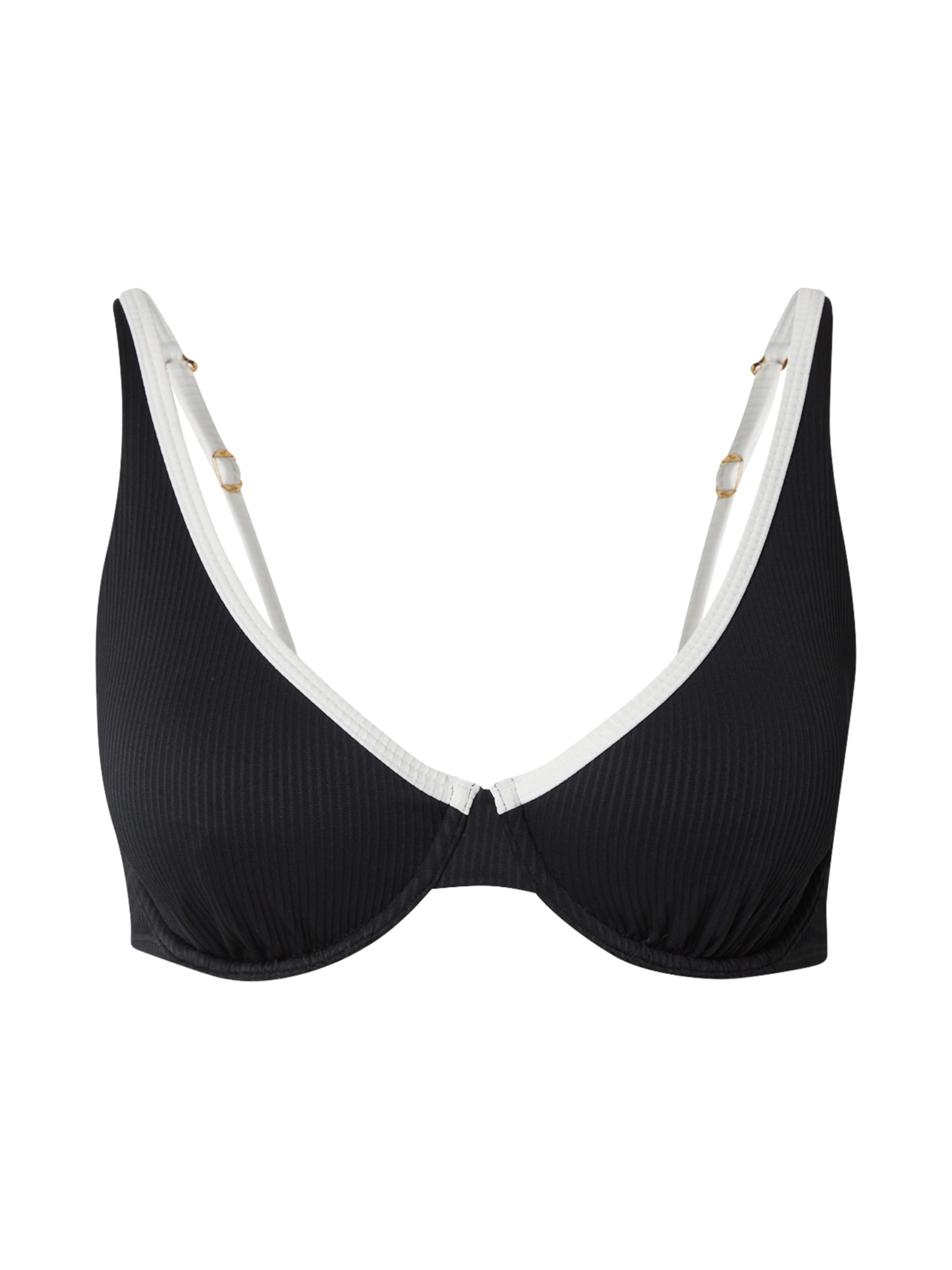 Top per bikini di HOLLISTER in nero: frontale