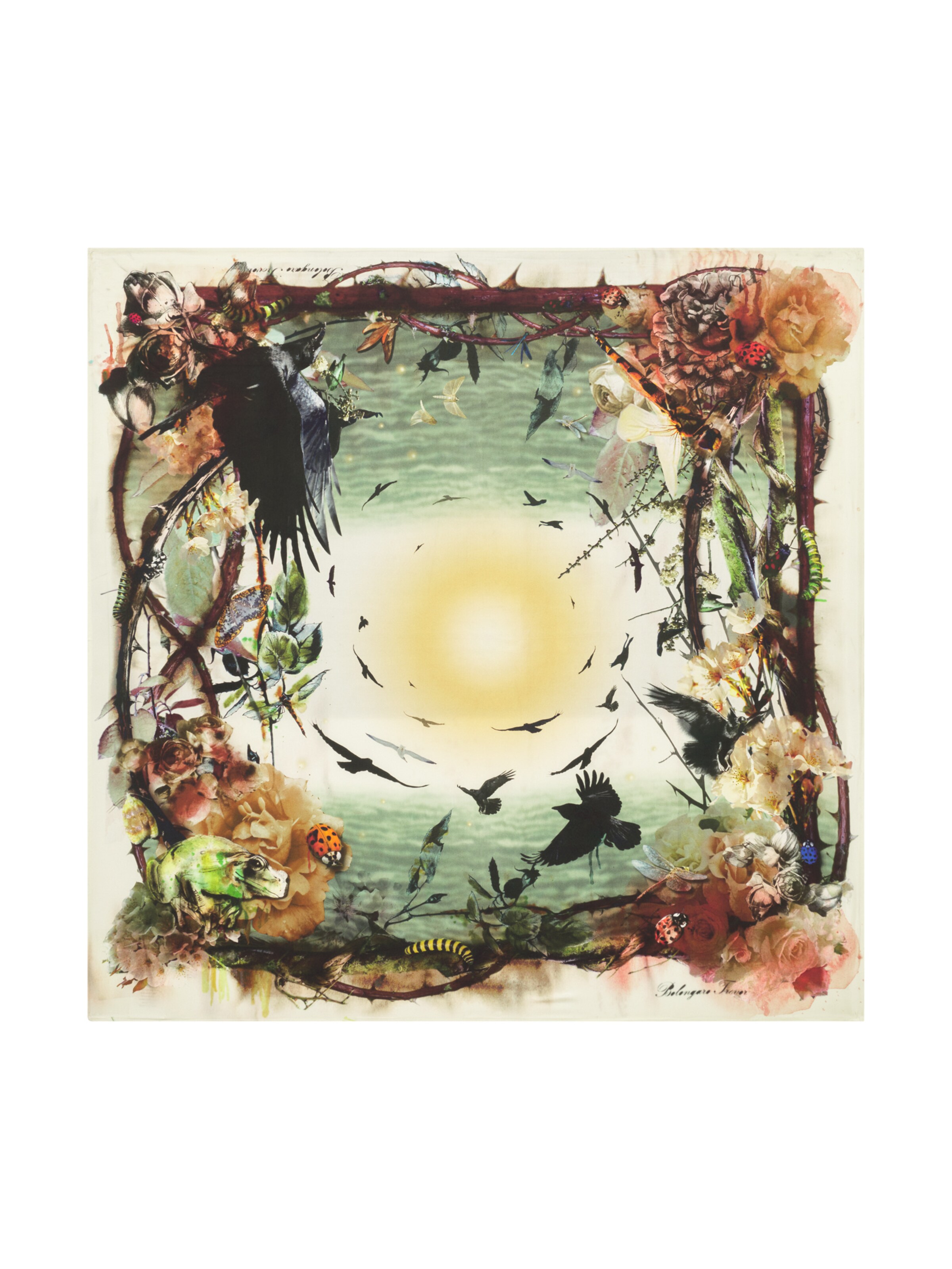 Bolongaro Trevor Doek 'Sunrise' in Oranje: voorkant