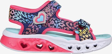 SKECHERS Sandale 'Flutter Hearts' in Blau