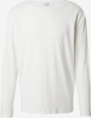 DAN FOX APPAREL Shirt in Wit: voorkant