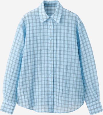 MANGO Bluse 'SELENA' i blå: forside