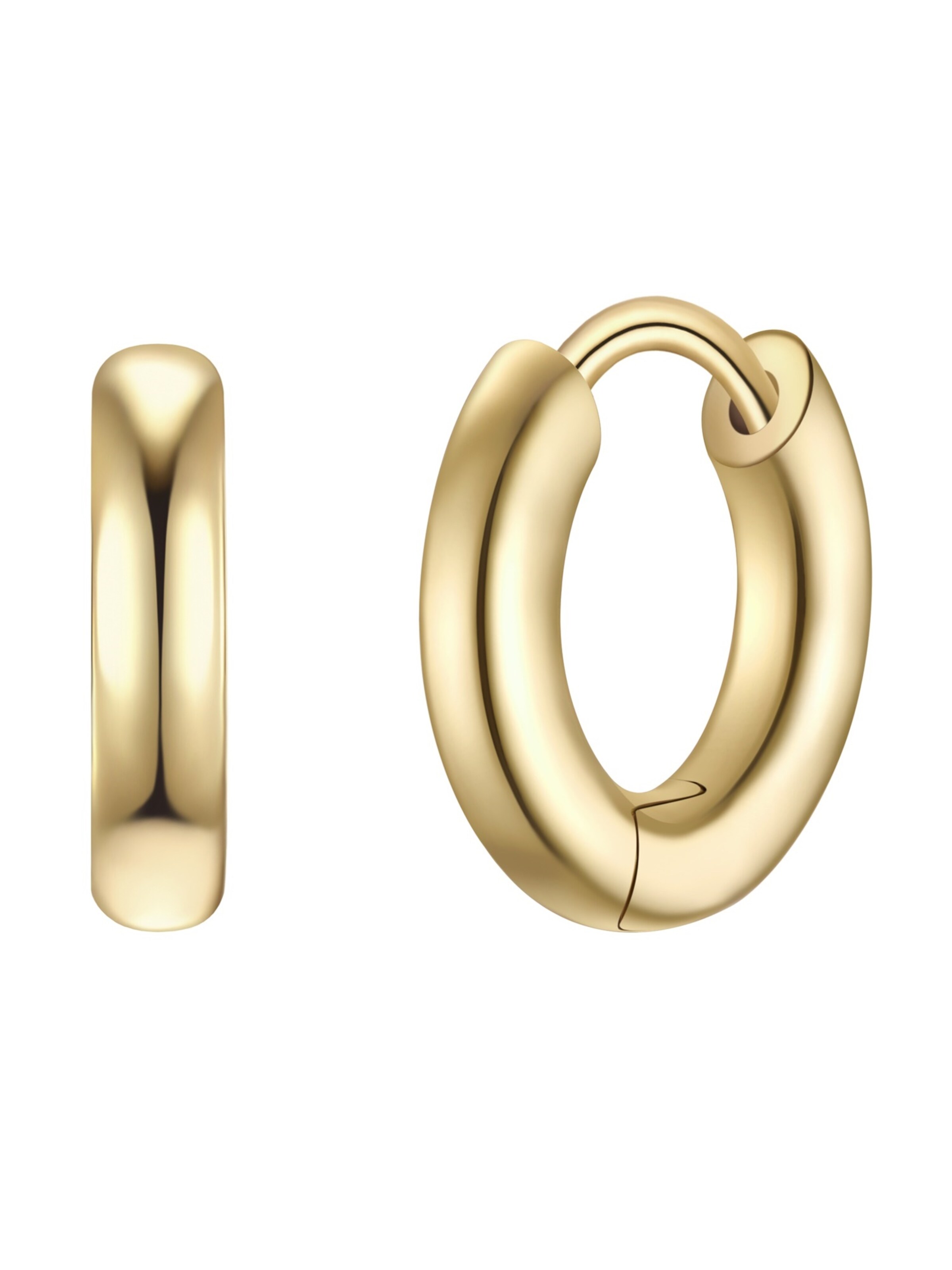 Boucles d'oreilles Glanzstücke München en or : devant