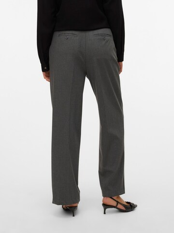 VERO MODA Wide leg Bandplooibroek 'VMUnika' in Grijs