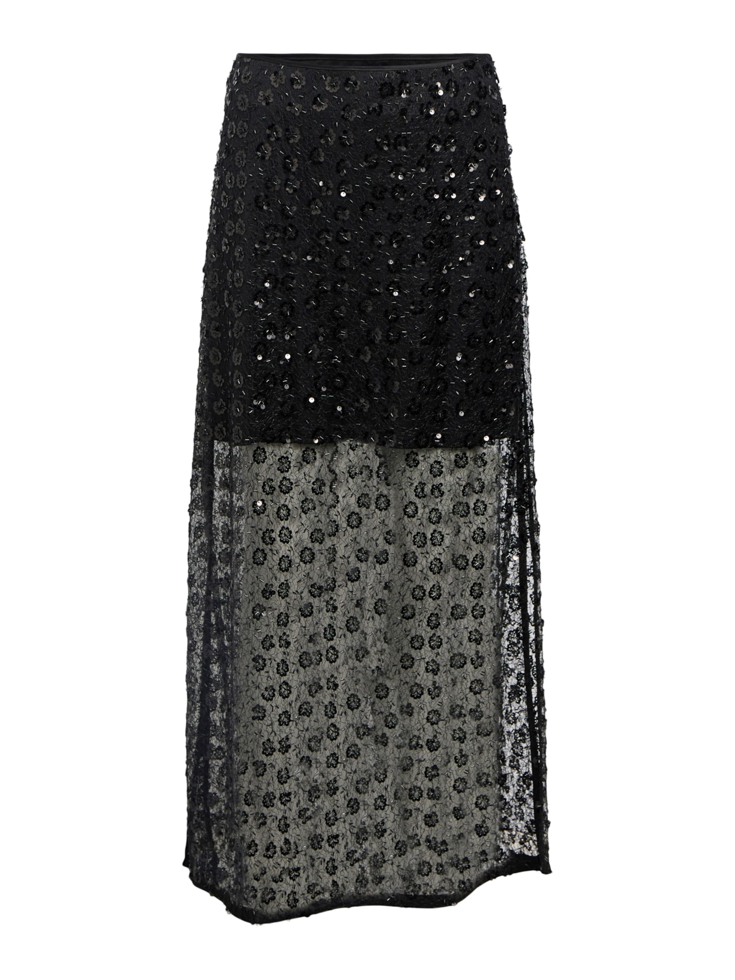 Gonna 'MAISY' di OBJECT in nero: frontale