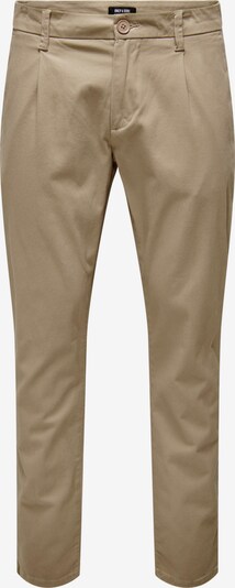 Only & Sons Veckad byxa 'Cam' i beige, Produktvy