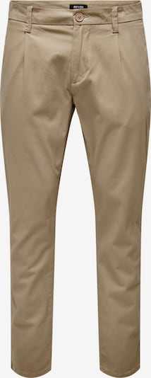 Only & Sons Pleat-Front Pants 'Cam' in Beige, Item view