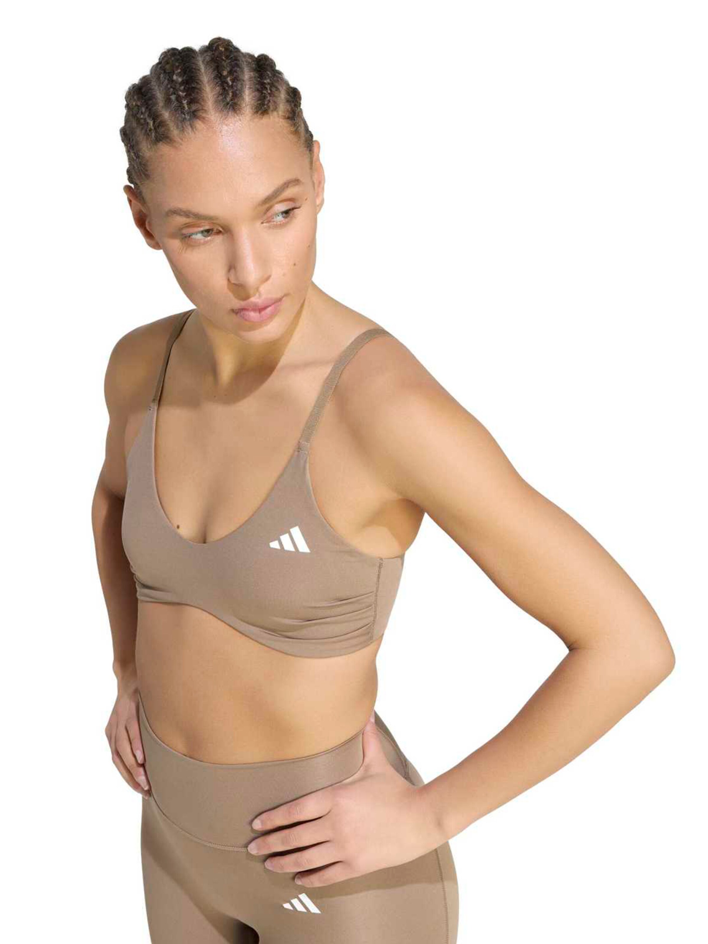 ADIDAS PERFORMANCE Bustier Biustonosz sportowy 'Optime Essentials' w kolorze zielony