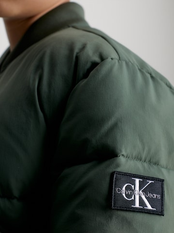 Veste mi-saison Calvin Klein Jeans en vert