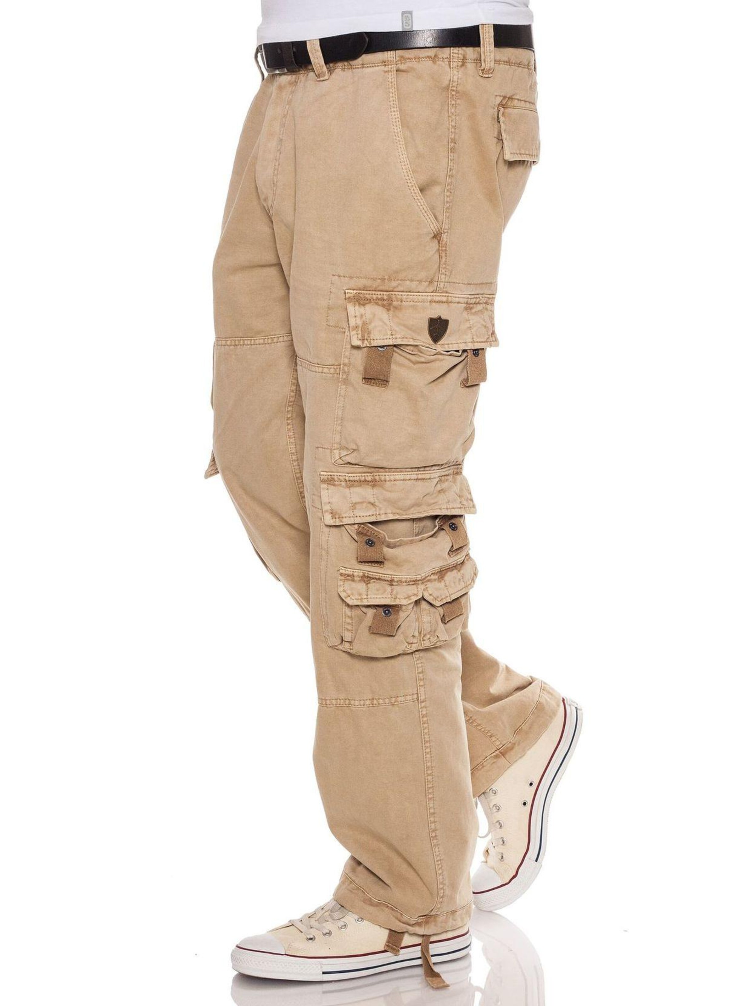 JETLAG Regular Cargohose‌‌‌‌‌‌ in Beige