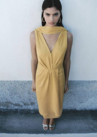 MANGO Kleid in Gelb