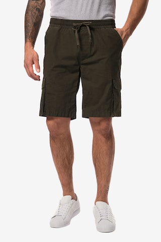 JP1880 Regular Cargo Pants in Green: front