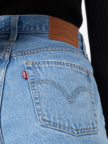 LEVI'S ® Regular Jeans 'Ribcage Short' in Blau