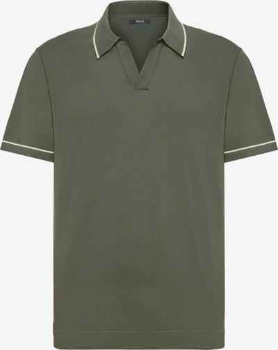 Boggi Milano Shirt in de kleur Donkergroen / Wit, Productweergave