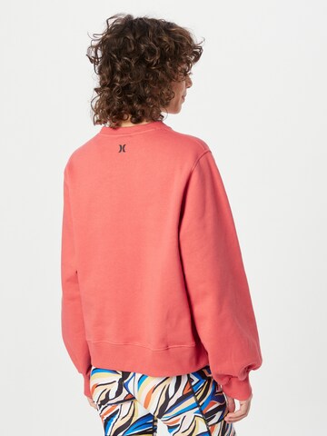 Hurley Sportief sweatshirt in Rood