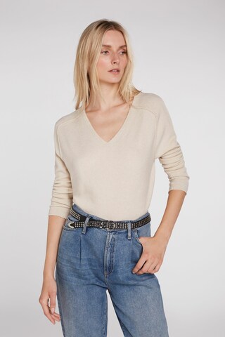 Pull-over SET en beige : devant