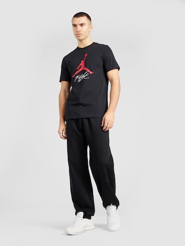 Jordan Тениска 'JUMPMAN FLIGHT' в черно