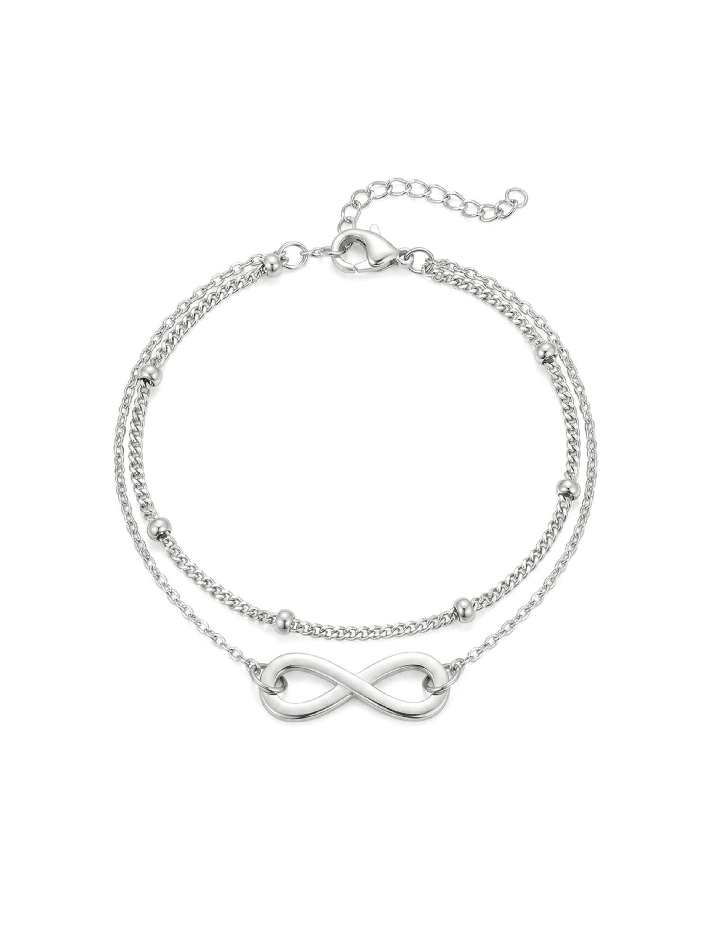 Nemomatheo Bracelet 'Infinite Grace' in Silver: front