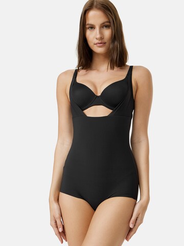 MAIDENFORM Shaping Bodysuit in Black: front