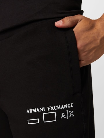 juoda ARMANI EXCHANGE Prigludęs Kelnės