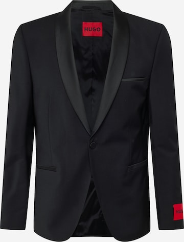 Coupe slim Veste de costume 'Arti' HUGO Red en noir : devant