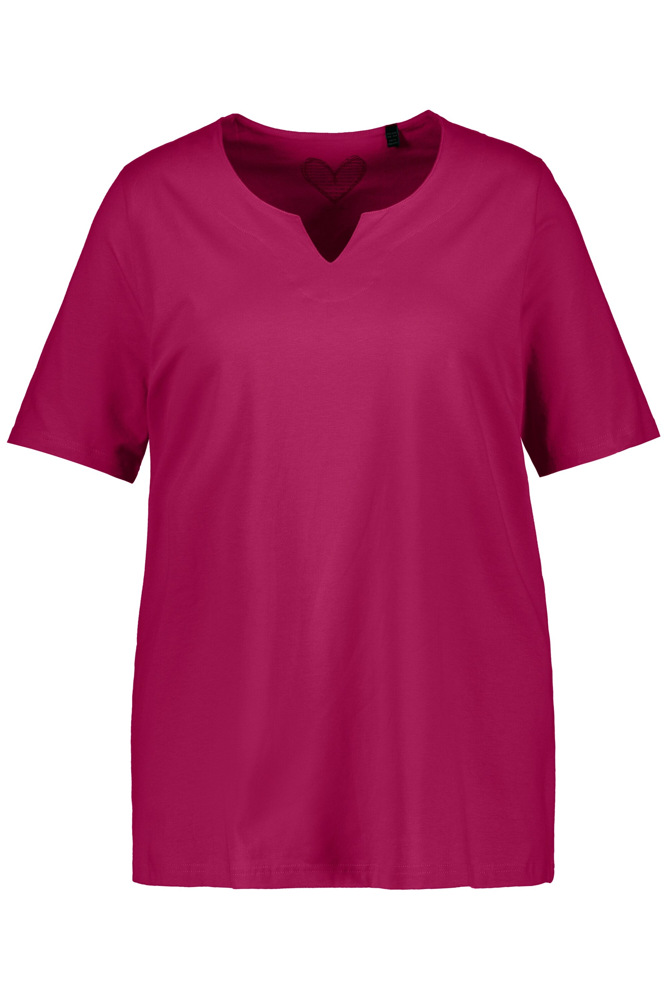 Ulla Popken Shirt '807259' in Roze: voorkant