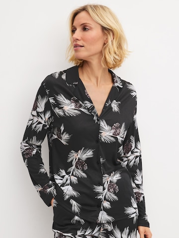 Chemise de nuit 'Glimmer M&M' CALIDA en noir