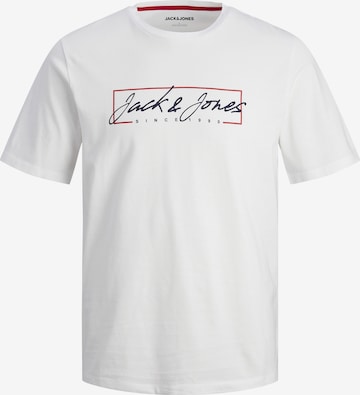 T-Shirt 'ZURI' JACK & JONES en blanc : devant