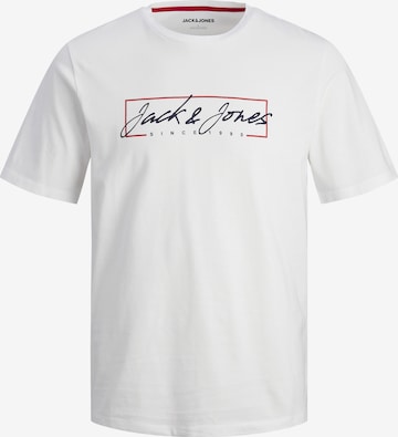 JACK & JONES Bluser & t-shirts 'ZURI' i hvid: forside