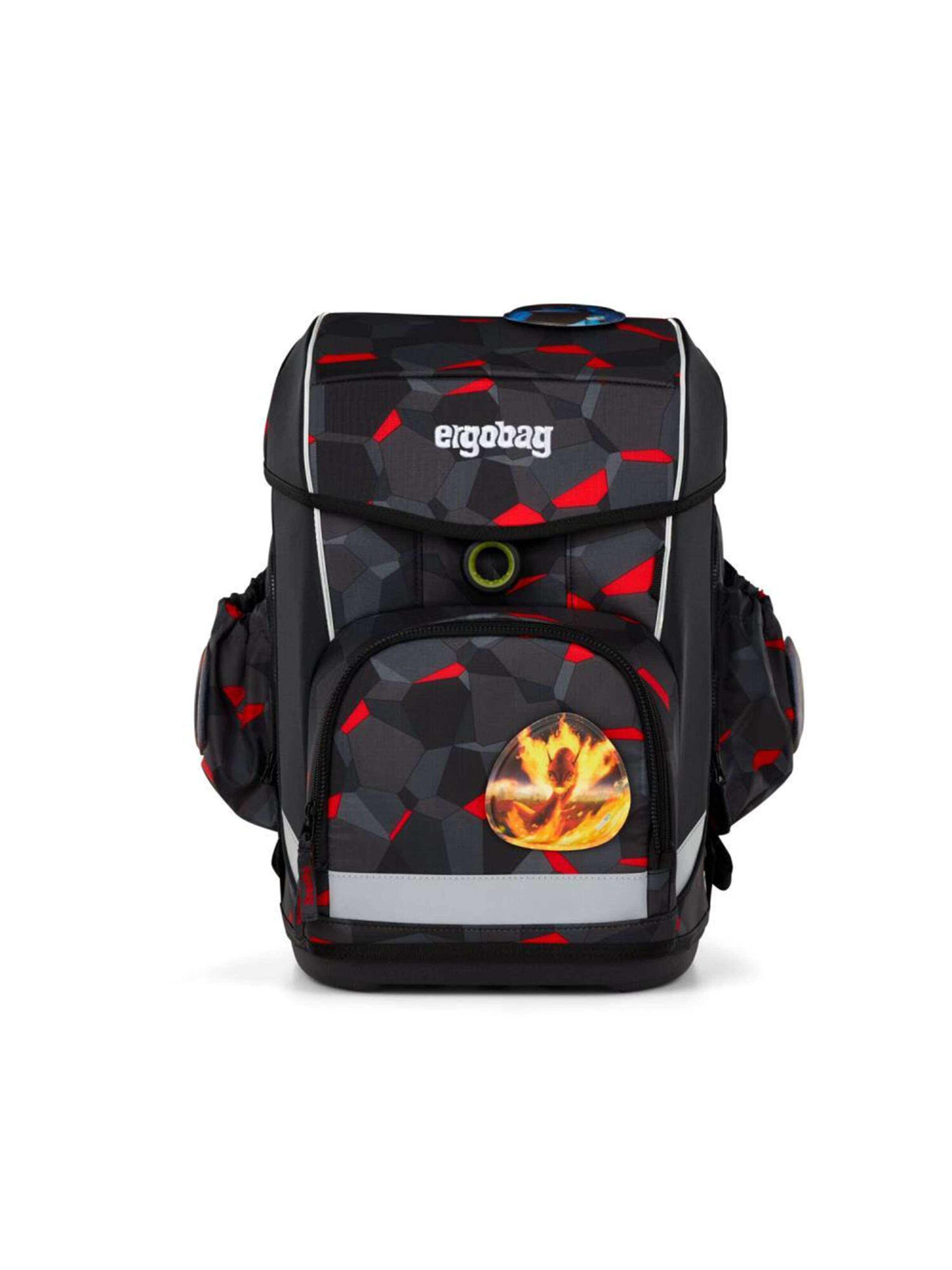 ergobag Backpack 'Cubo Light Schulranzen Set' in Grey