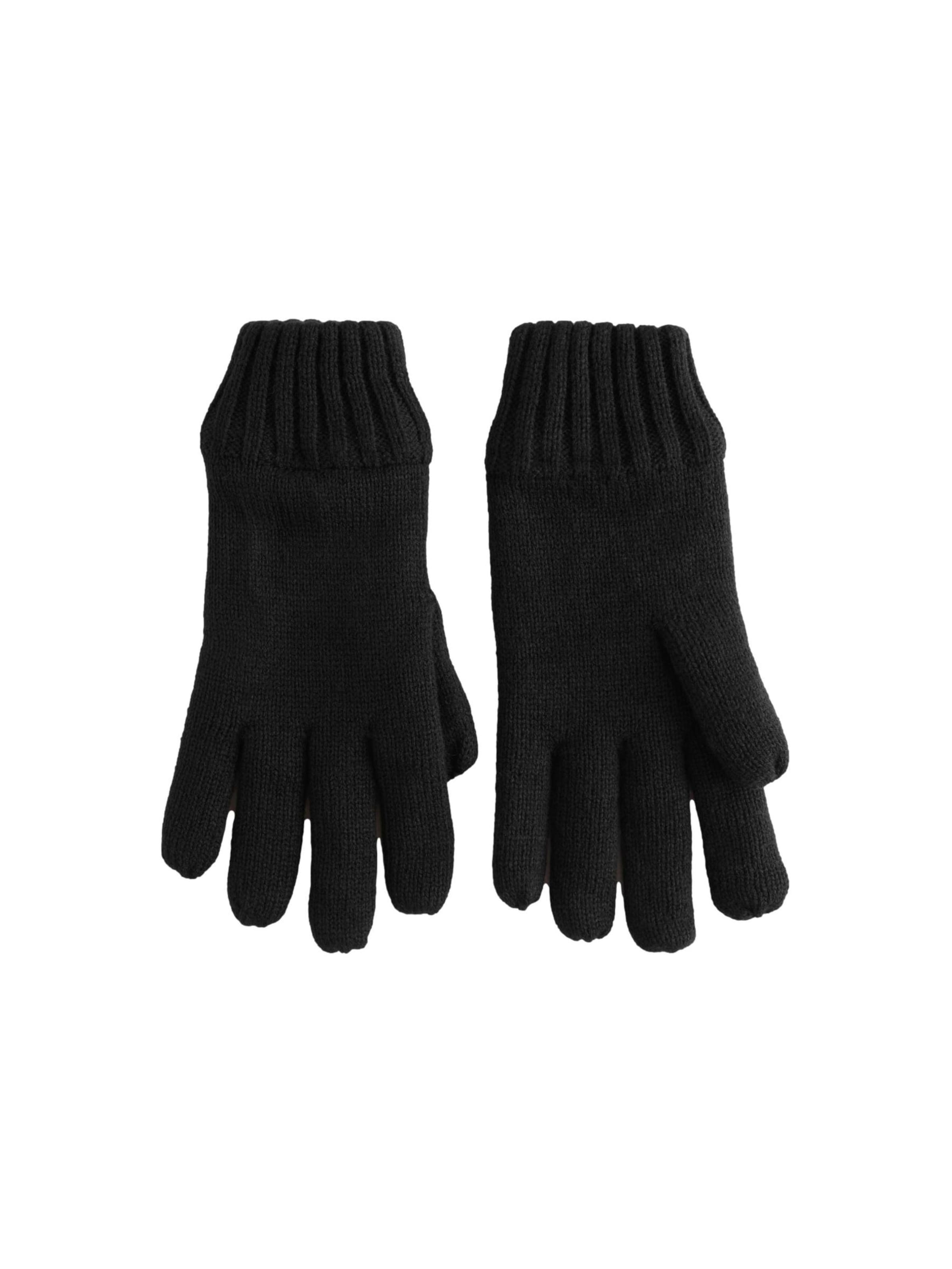 Mănuşi cu degete de la Next pe negru: față